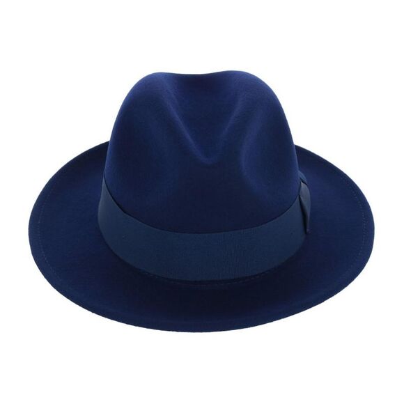 Epoch Hats Company Men's Wool Felt Fedora with Grosgrain Bow Hatband - Picture 3 of 4